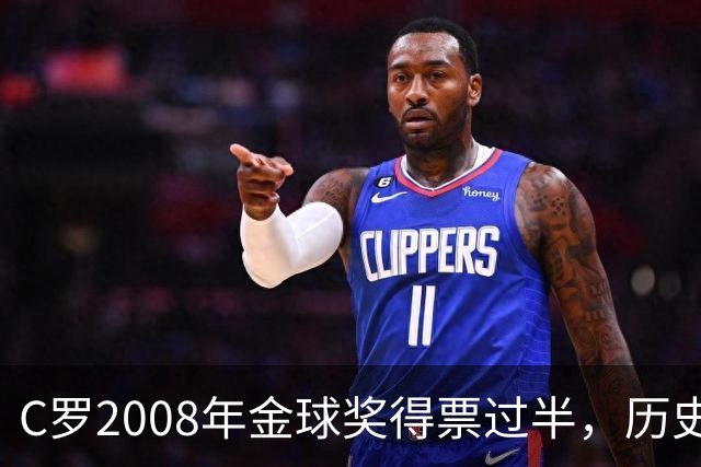 C罗2008年金球奖得票过半，历史投票领导地位显著
